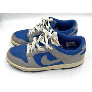 Nike Men's Dunk‎ Low Detroit 2010 318019-400 Grey Royal Size 9.5